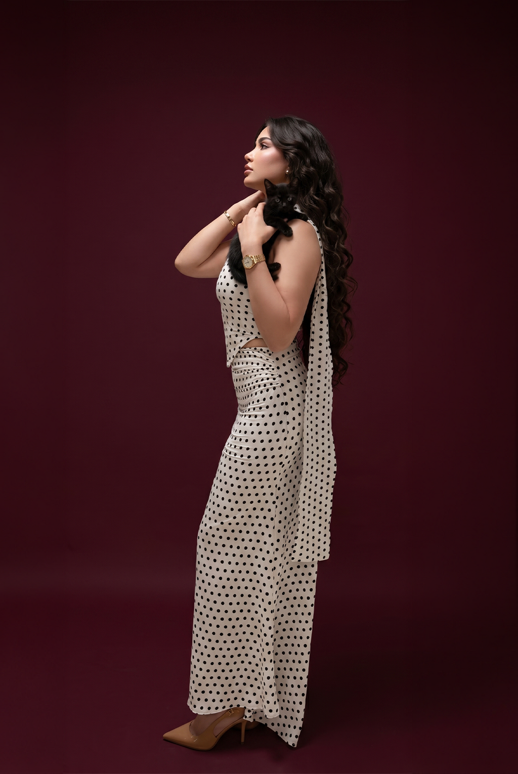 Polka allure white