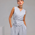 Linen Wrap suit