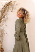 Olive Beach Dress--