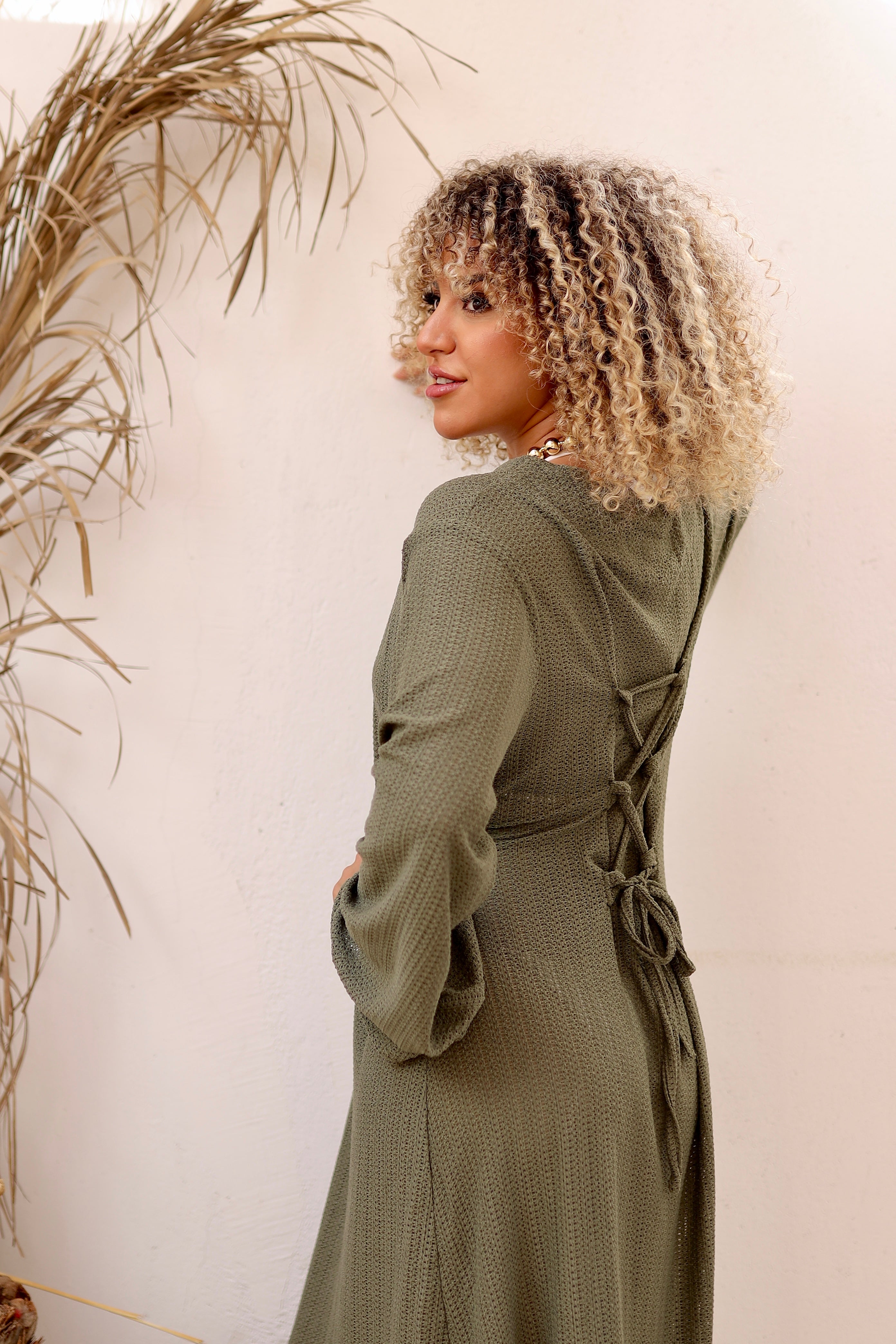 Olive Beach Dress--